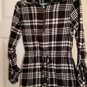 Derek Heart plaid dress